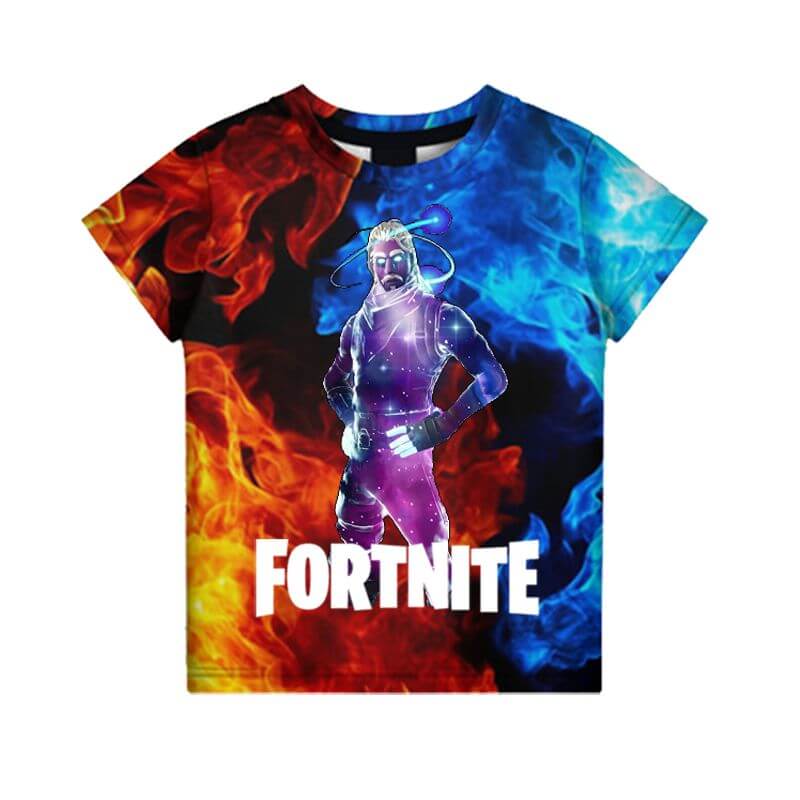 Fortnite Galaxy Ikonik Skin Ire and Fire T shirt | Prestige Life