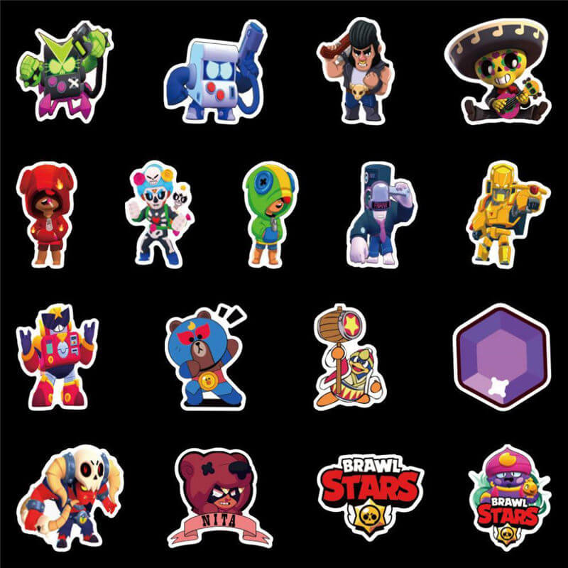 50pcs/pack Brawl Stars Stickers - Image 2
