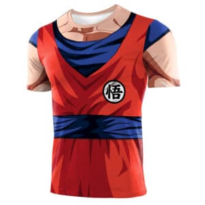 Dragon Ball Z Short Sleeve Compression Shirt