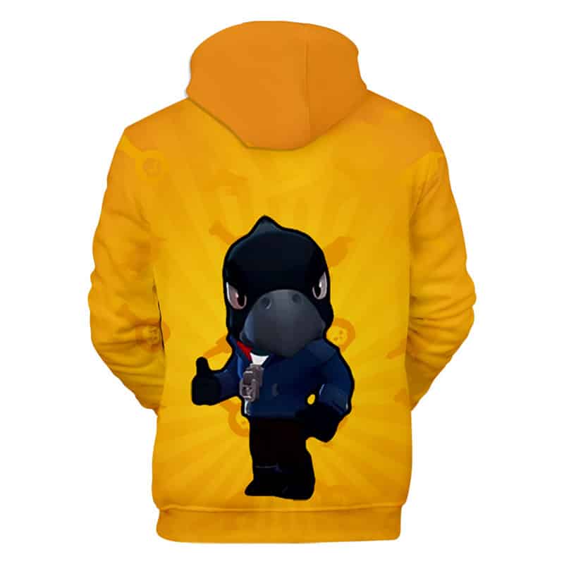 Crow Raven Clothes Brawl Stars Hoodie Sweatshirt - Image 2