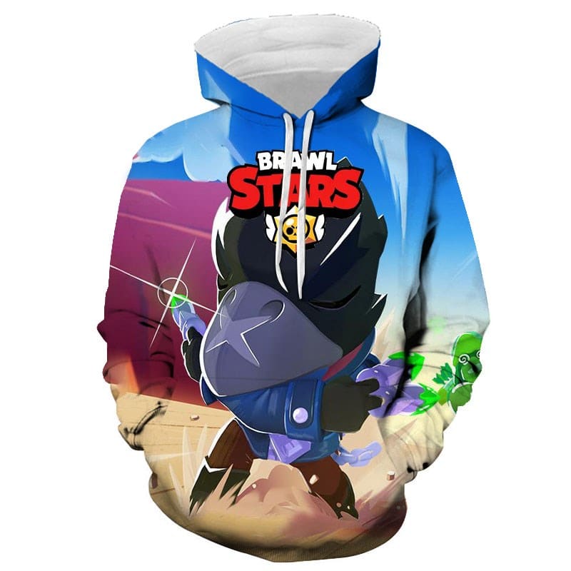Brawl Stars Crow Raven Summer T-Shirt Tops - Image 14