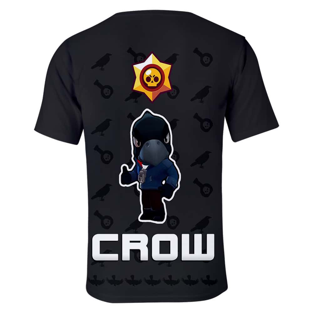 Brawl Stars Mecha Crow T-Shirt Tees Summer - Image 13