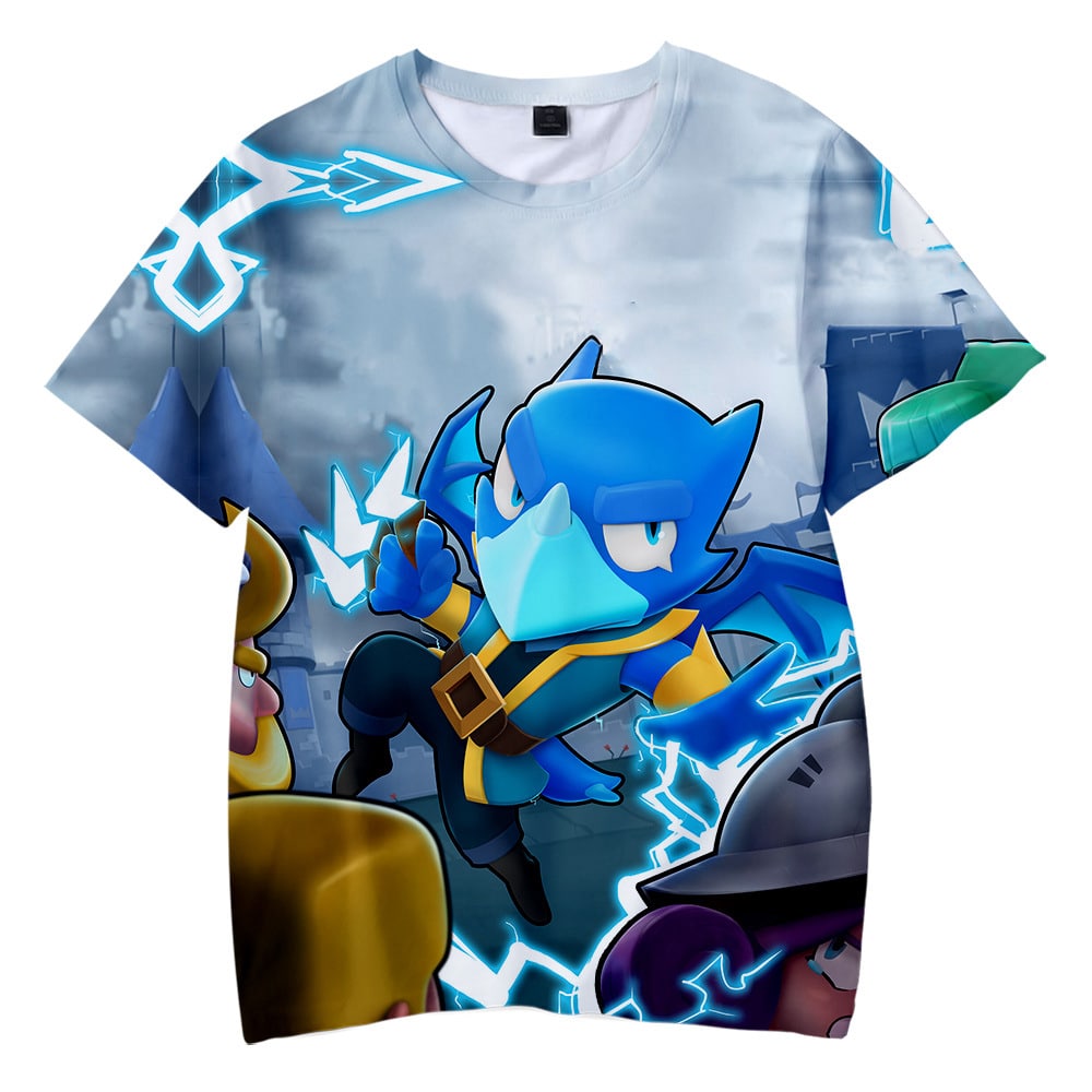Summer Tops T-Shirt Tees Brawl Stars Crow