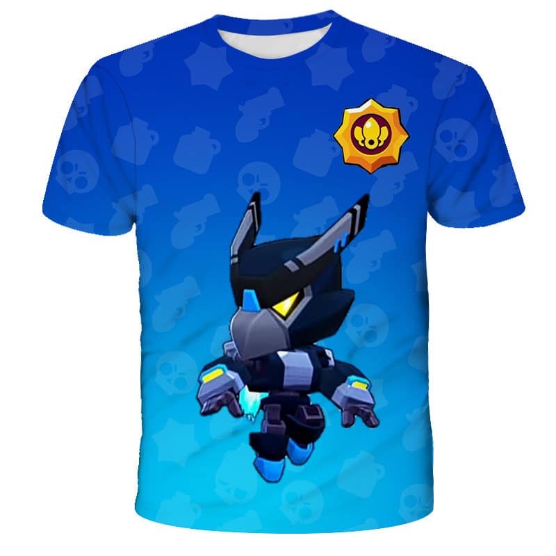 Brawl Stars Mecha Crow T-Shirt Tees Summer - Image 20