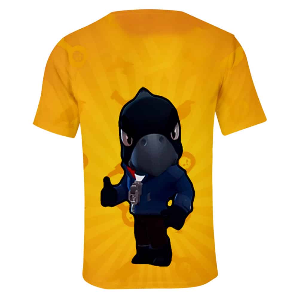 Brawl Stars Mecha Crow T-Shirt Tees Summer - Image 9