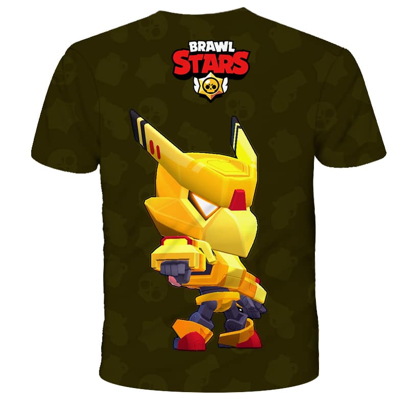 Brawl Stars Mecha Crow T-Shirt Tees Summer - Image 5
