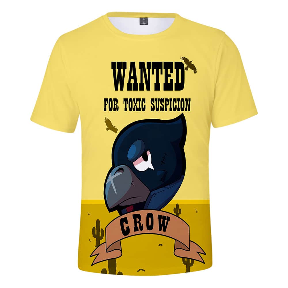 Brawl Stars Mecha Crow T-Shirt Tees Summer - Image 18
