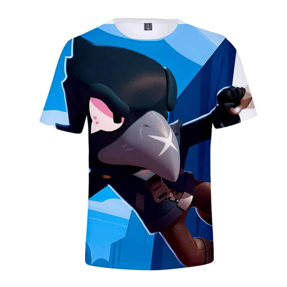 Brawl Stars Mecha Crow T-Shirt Tees Summer - Image 16