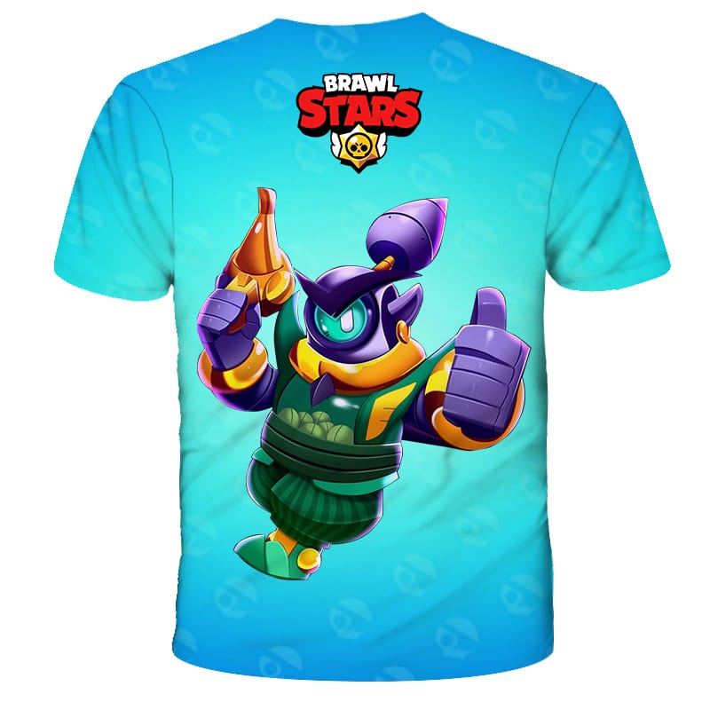 Brawl Stars T-Shirt Tees Default Rico - Image 2