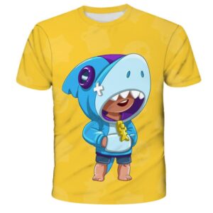 Squalo Brawl Stars Shark Leon Summer T-Shirt