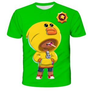Sally Leon Brawl Stars Summer T-Shirt Tops