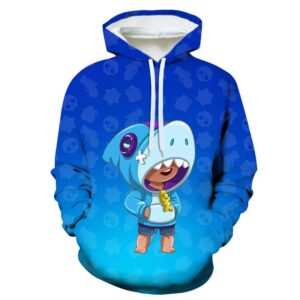 Shark Leon Brawl Stars Hoodie Sweatshirt Clothes