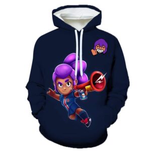 Brawl Stars Hoodie Sweatshirt Shelly Default