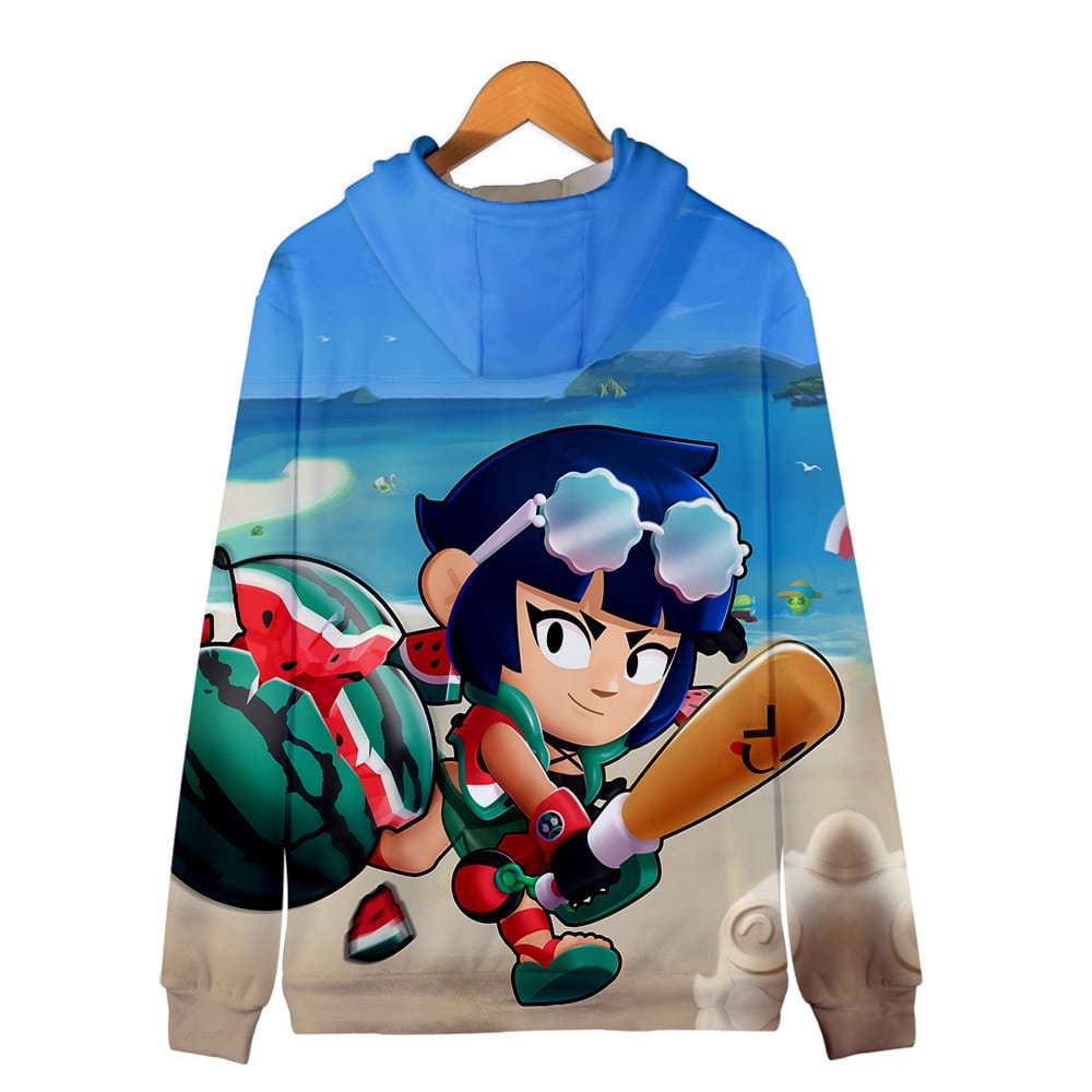 Brawl Stars Zipper-up Sweatshirt Heroine Bibi - Image 10