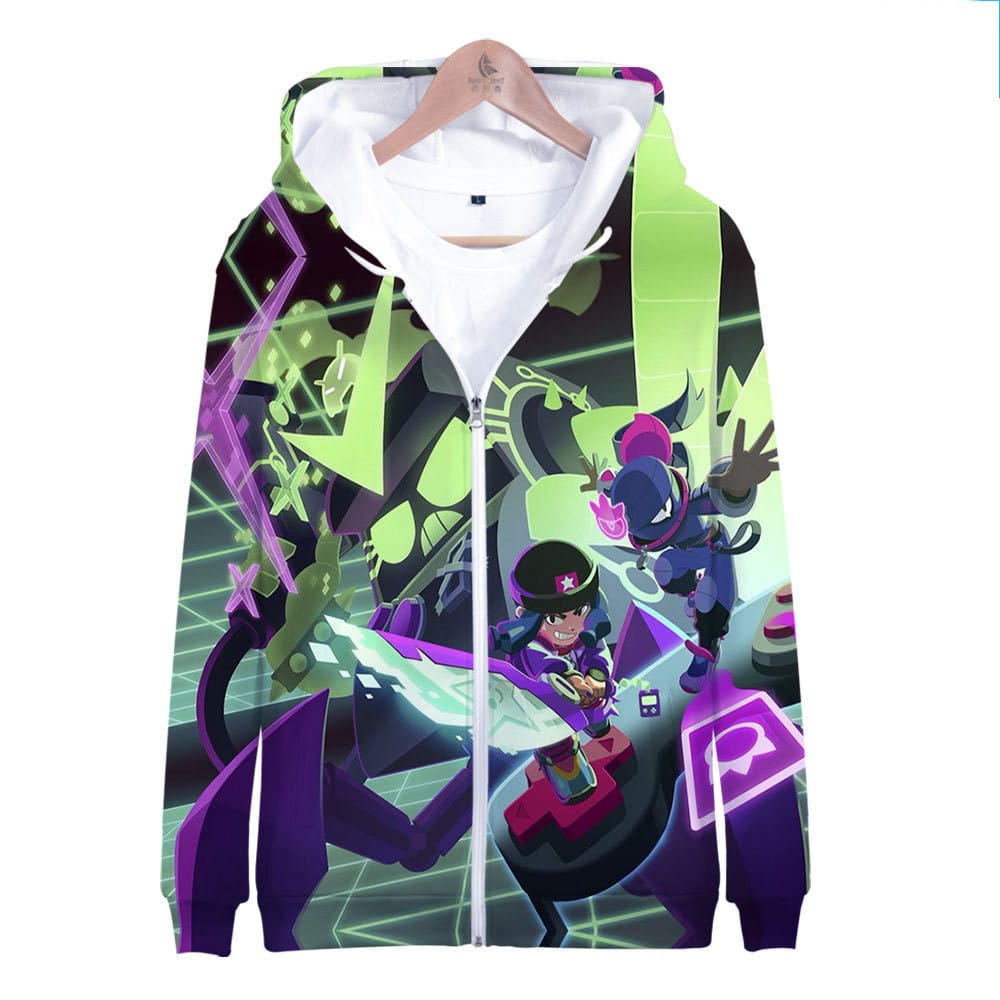 Brawl Stars Zipper-up Sweatshirt Heroine Bibi - Image 9