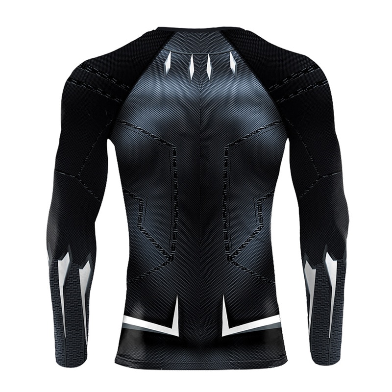 Black Panther Compression Long Sleeve Shirt | Prestige Life