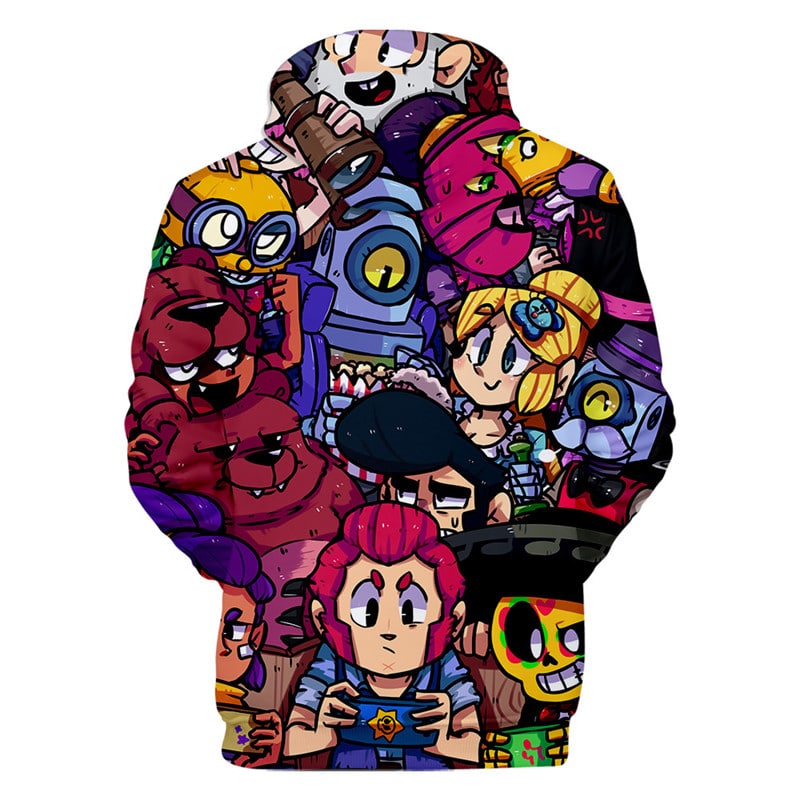 Brawl Stars Hoodie Sweatshirt All Character Nita Colt - Image 2