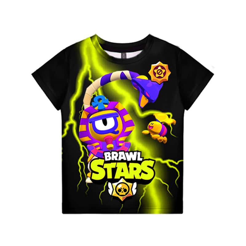 Brawl Stars T-shirt Faraotis Stencil Glue