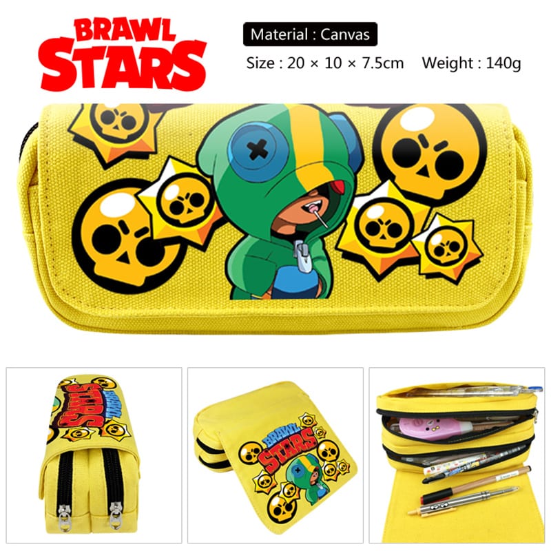 Brawl Stars Pencil Case: Leon