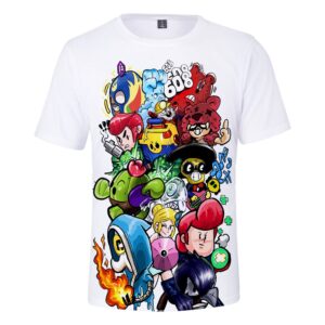 All Character Brawl Stars T-shirt Piper Pam Crow