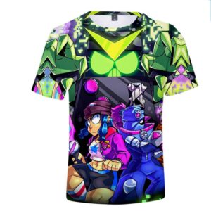 All Character Brawl Stars T-shirt Tara 8-bit Bibi