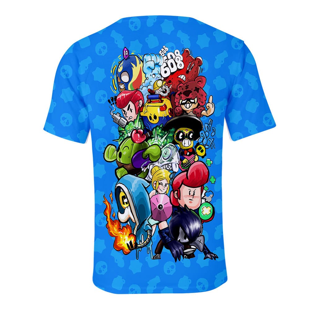Brawl Stars T-shirt Tees All Character Piper Nita Crow - Image 2
