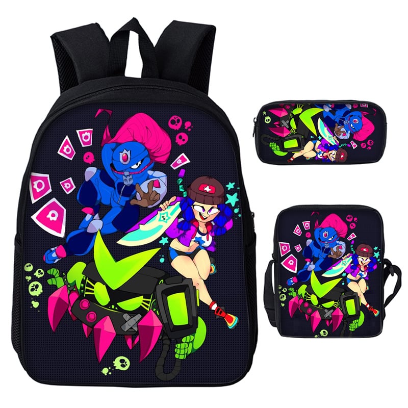 Shark Leon Brawl Stars SchoolBag Set - Image 32