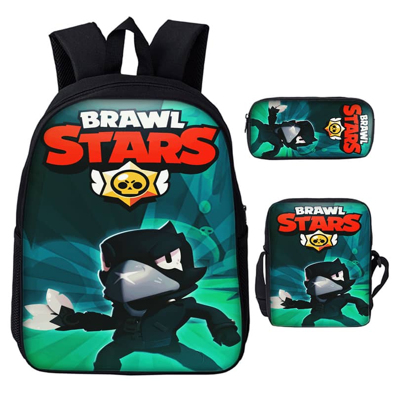 Shark Leon Brawl Stars SchoolBag Set - Image 24