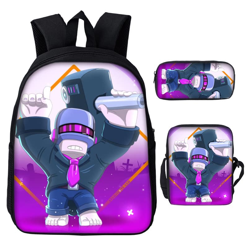 Shark Leon Brawl Stars SchoolBag Set - Image 18