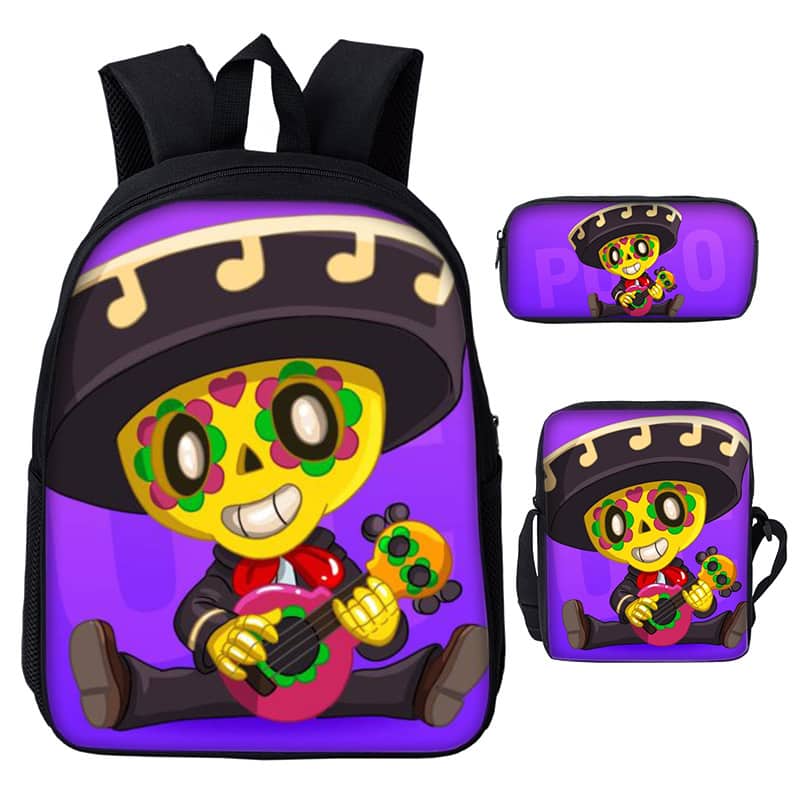 Shark Leon Brawl Stars SchoolBag Set - Image 15
