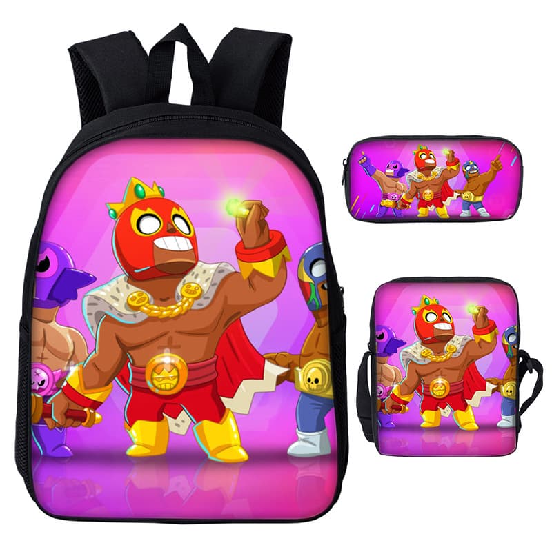 Shark Leon Brawl Stars SchoolBag Set - Image 12
