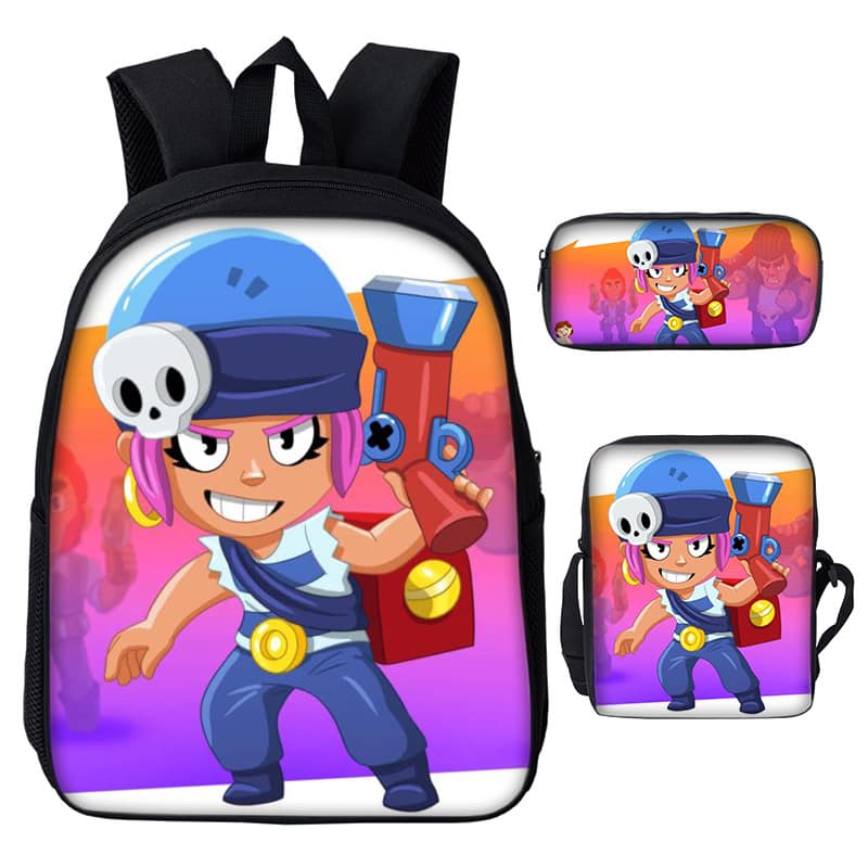 Shark Leon Brawl Stars SchoolBag Set - Image 10