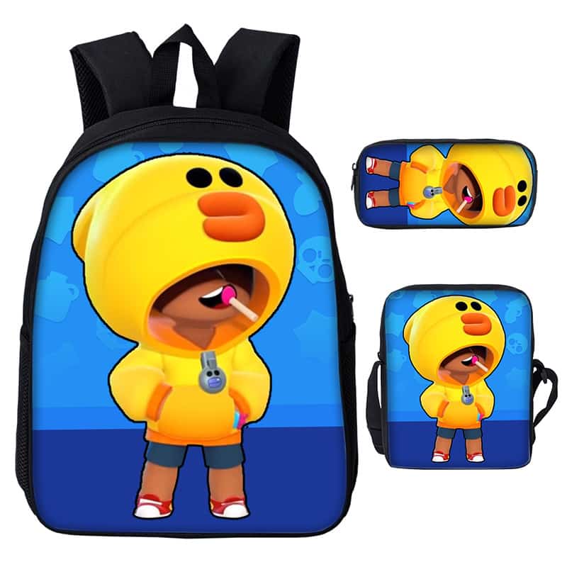 Shark Leon Brawl Stars SchoolBag Set - Image 5