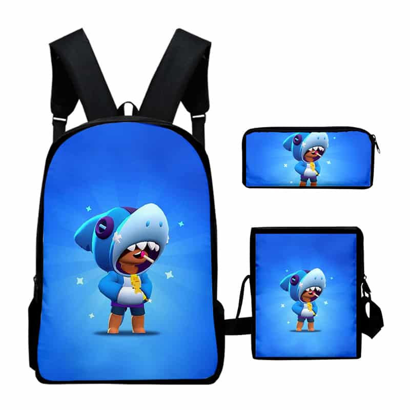 Brawl Stars Backpacks Set: Shark Leon - Image 5