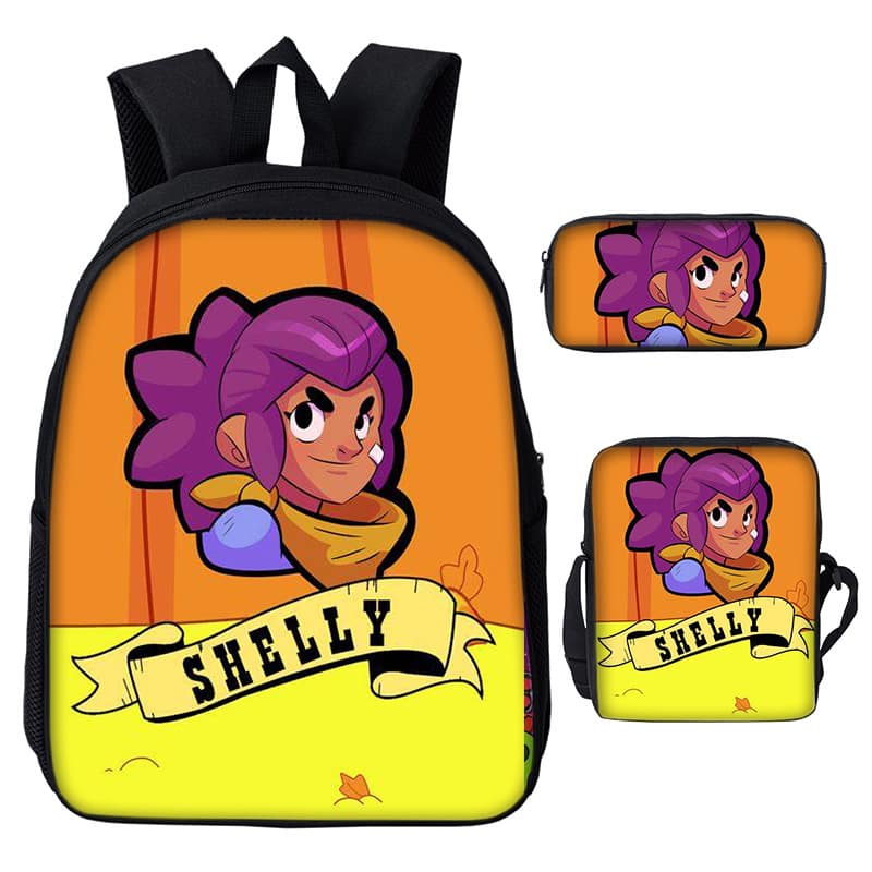 Shark Leon Brawl Stars SchoolBag Set - Image 34