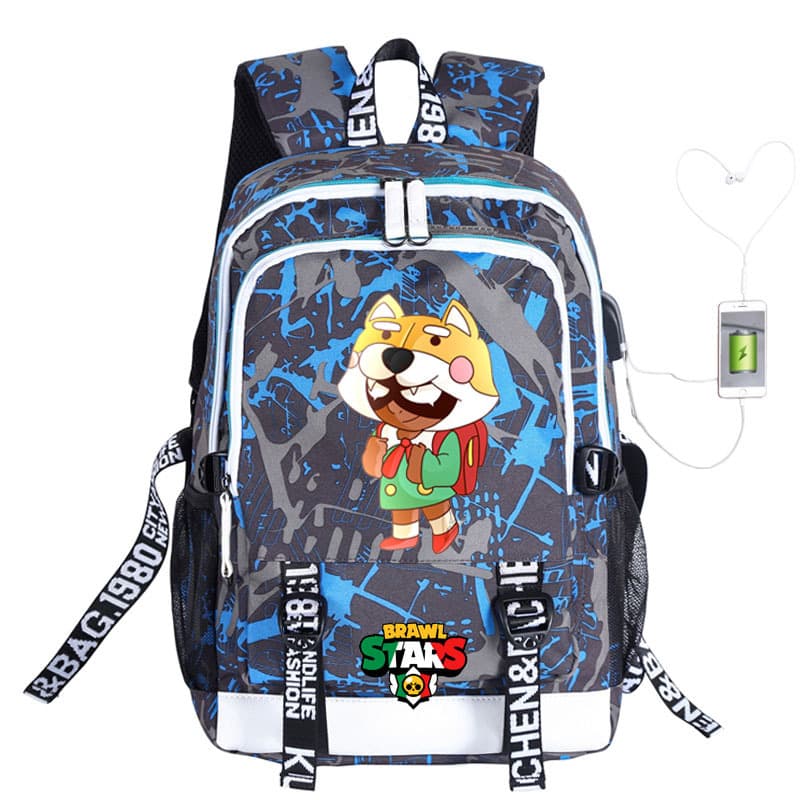 Shiba Brawl Stars School Backpacks - Image 13