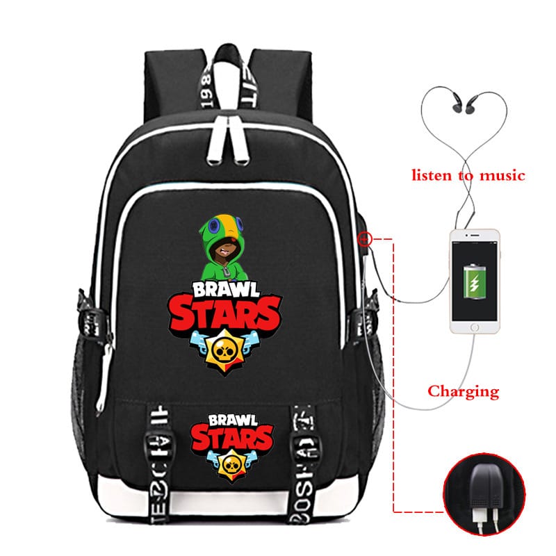 Leon Brawl Stars Backpacks for School Students - Image 11