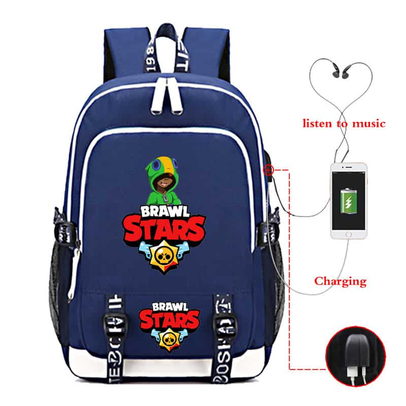 Leon Brawl Stars Backpacks for School Students - Image 10