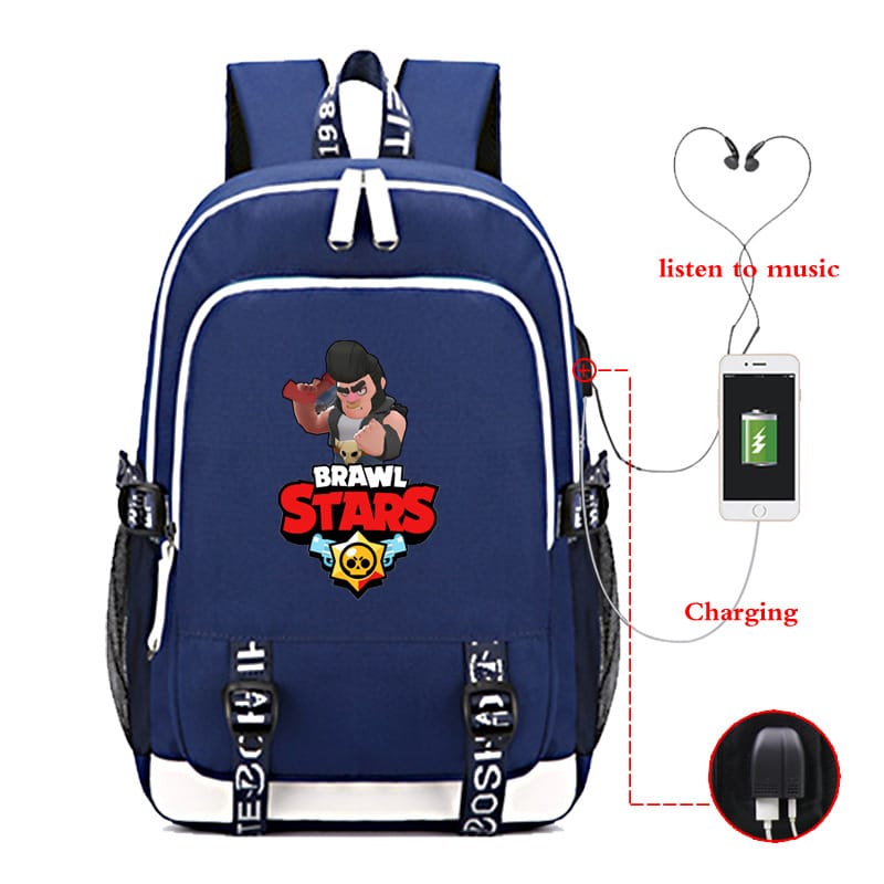 Bull Brawl Stars Backpack for School Students - Image 2