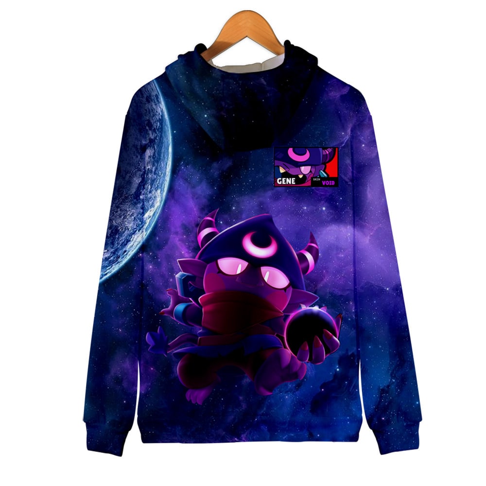 Gene Brawl Stars Zipper-up Hoodie Sweatshirt - Image 2