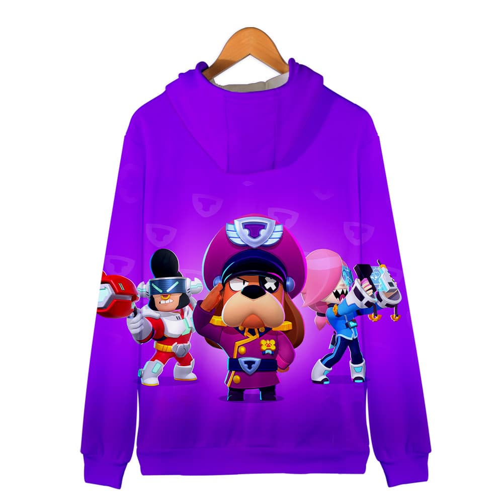 Brawl Stars Zipper-up Hoodie Ruffs Bull Colette - Image 2