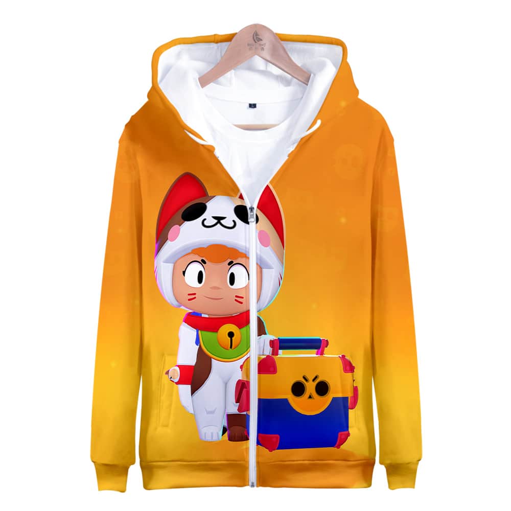 Brawl Stars Zipper-up Hoodie Sleepy Sandy - Image 5