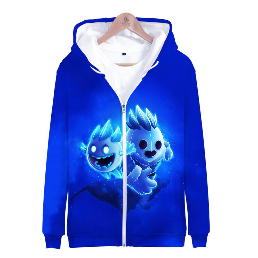 Brawl Stars Zipper-up Hoodie Sweatshirt Ice Spike
