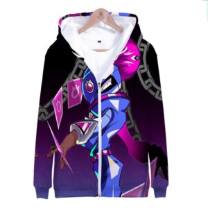Ninja Tara Brawl Stars Zipper-up Hoodie Sweatshirt