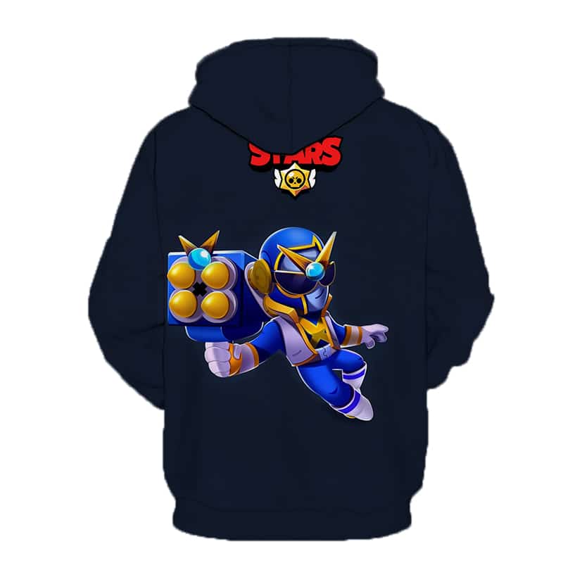 Brawl Stars Hoodie Sweatshirt Brock - Image 2