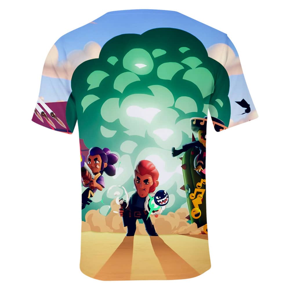 Brawl Stars T-shirt Default Colt Poco Shelly - Image 2