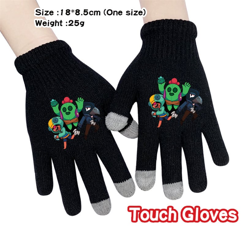 Brawl Stars Full Finger Touch Gloves Spike - Image 6