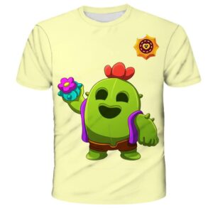 Brawl Stars T-shirt Default Spike Power Fertilize