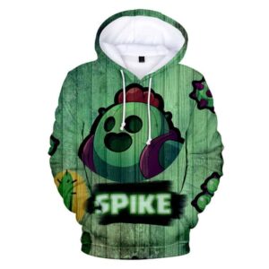 Brawl Stars Game Hoodie Sweatshirt Spike Default