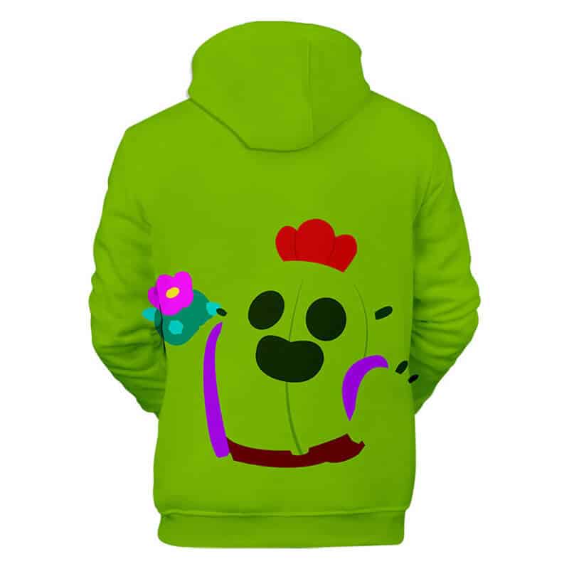 Brawl Stars Cute Hoodie Sweatshirt Spike - Image 2